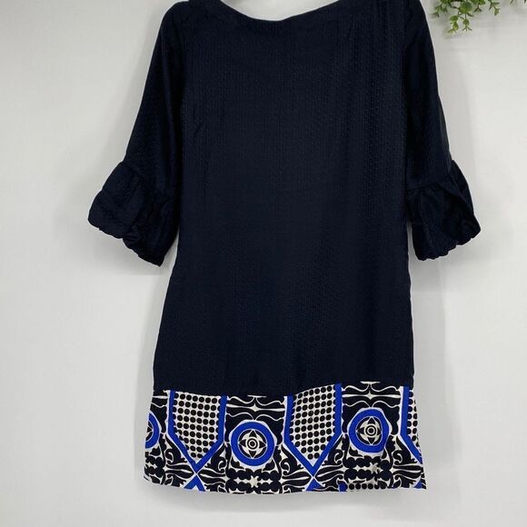 Alice & Trixie Women's 3/4 Sleeve Scoop Neck A-Line Dress Black Extra Small - Picture 2 of 15